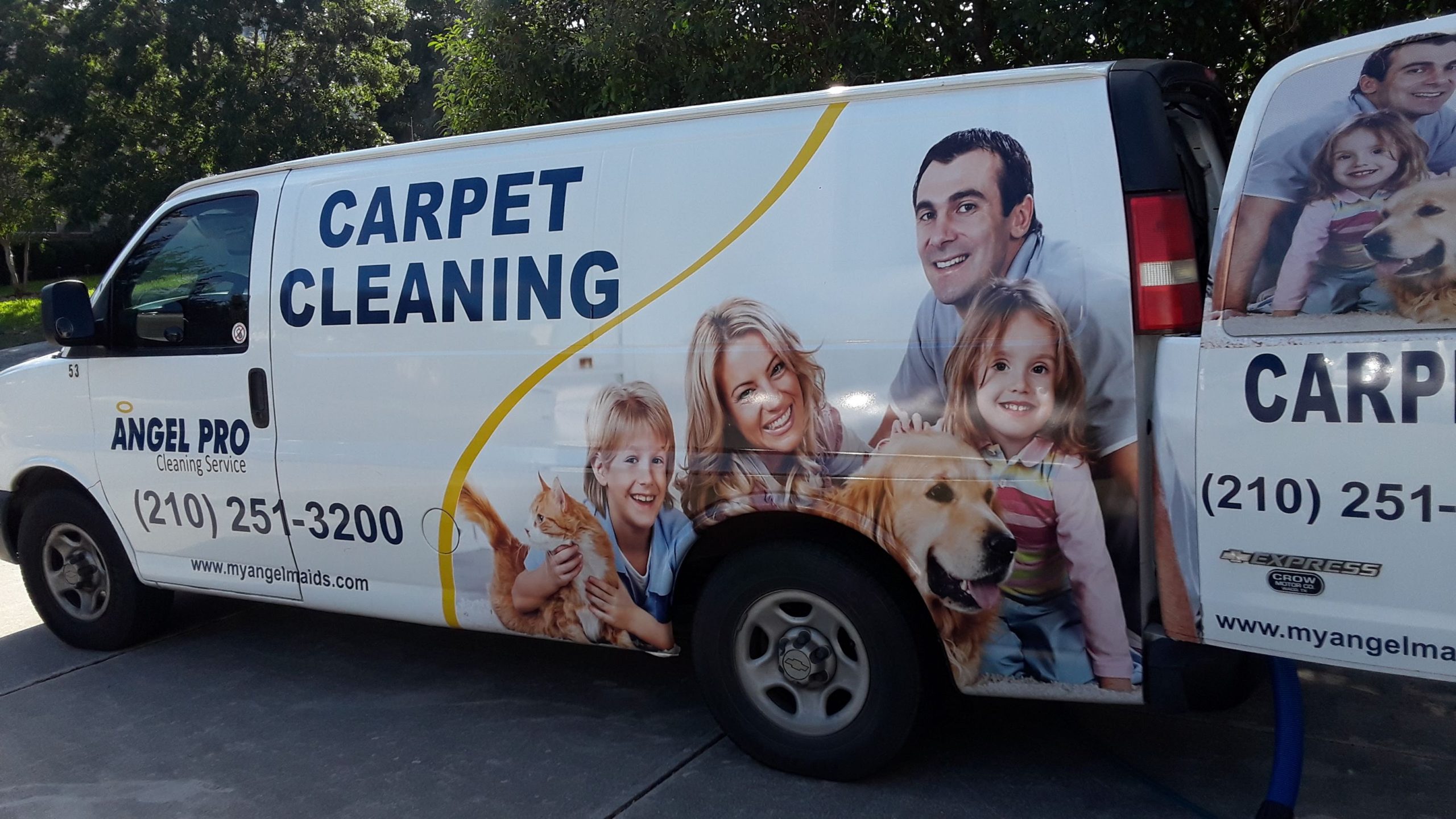 Carpet Cleaning Van