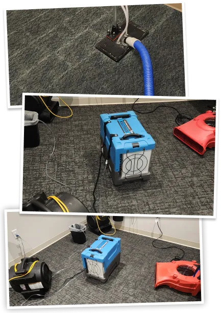 water damage restoration project water extraction project in san antonio