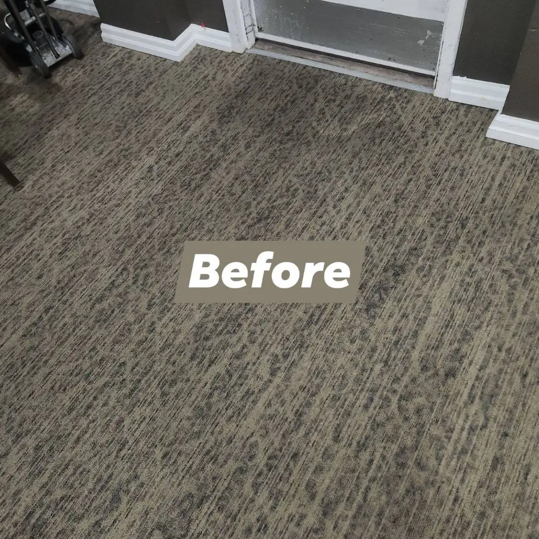Residential carpet before cleaning San Antonio
